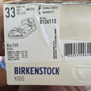 Birkenstock Kids Black Sandals